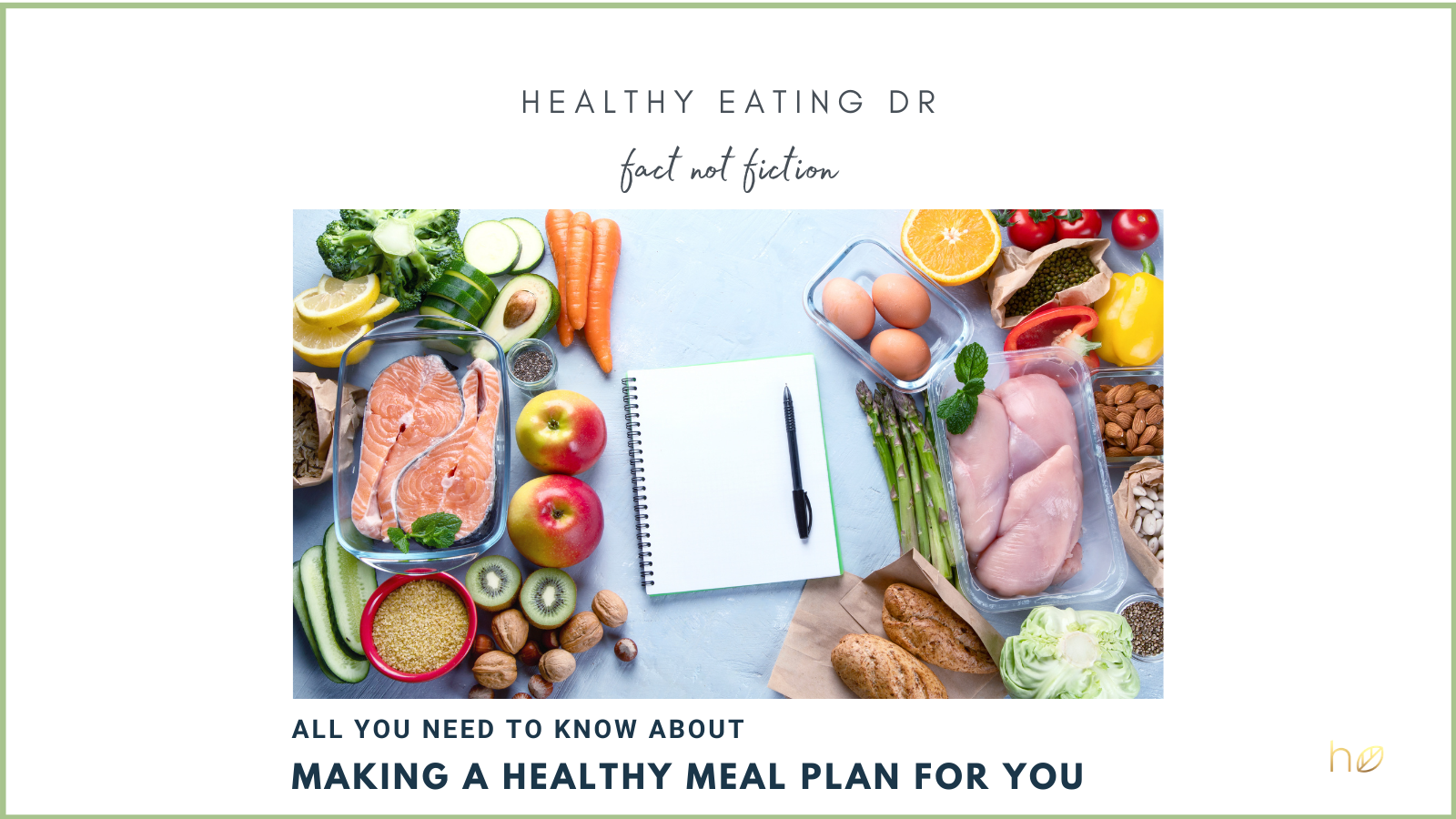 How to Create a Healthy Meal Plan For You Now ·